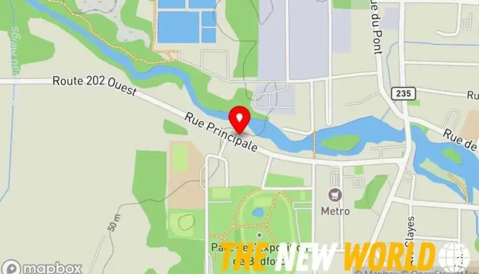 map of Au Coin des Trouvailles (Bedford) Furniture store, Used office furniture store in Bedford
