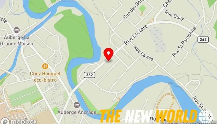 map of Au Vieux Vignoble Enr Winery in Baie-Saint-Paul
