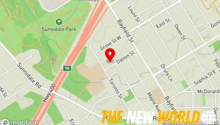 map of AVA Accounting and Bookkeeping Services Accountant in Barrie