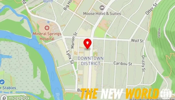 map of Back At It Sports & Wellness Banff Sports massage therapist, Acupuncture clinic, Chiropractor, Massage therapist, Naturopathic practitioner, Osteopath in Banff