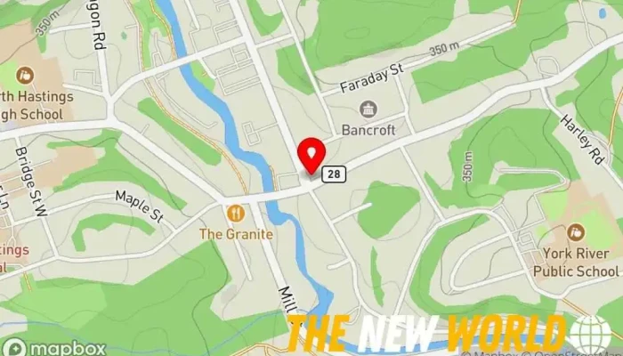 map of Backwoods Taxi Taxi service in Bancroft
