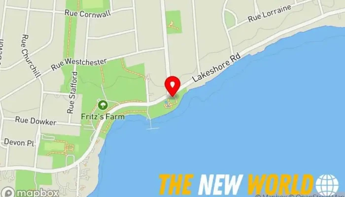 map of Baie-D'Urfe Town Hall City or town hall in Baie-D'Urfe