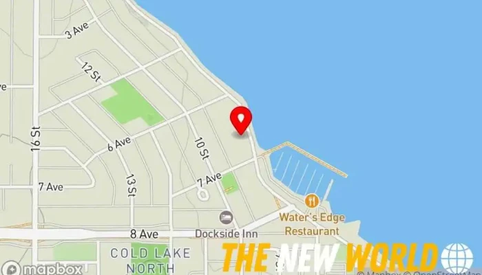 map of Baker Tilly (formerly Ross + Sylvestre) Certified public accountant in Cold Lake