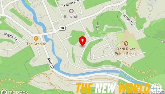 map of Bancroft Curling Club Curling club, Auditorium, Wedding venue in Bancroft