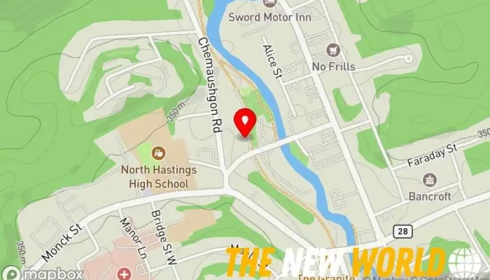 map of Bancroft Municipal Office Local government office in Bancroft