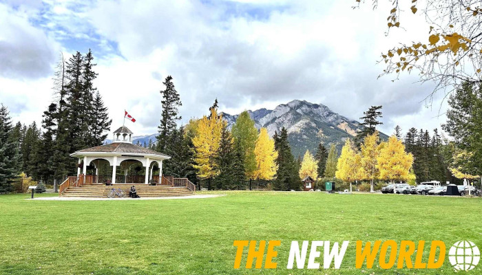 Banff Public Library -  Louis Trono Gazebo - Banff