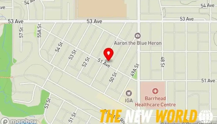 map of Barrhead & District FCSS Society Social services organization in Barrhead