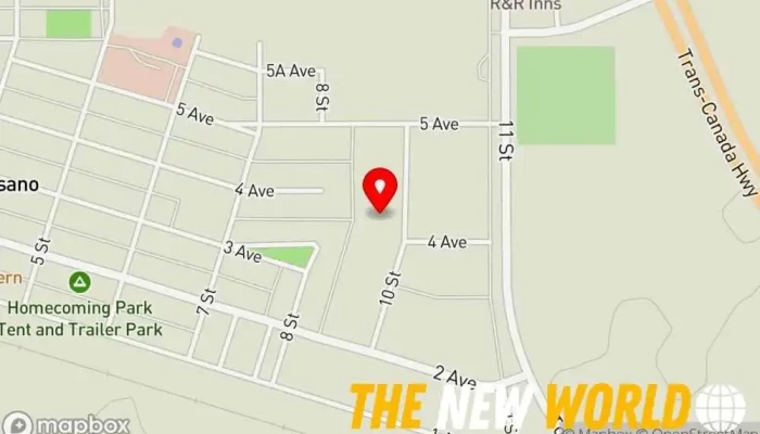 map of Bassano Farms Ltd. Farm in Bassano
