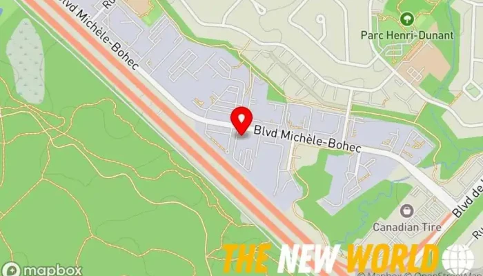 map of Bastien Fournier Services Conseils Inc. Accountant in Blainville