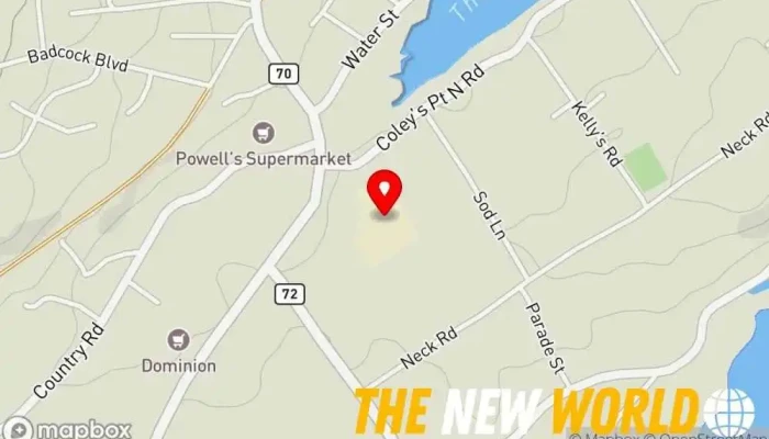 map of Bay Roberts Shopping Centre Shopping mall in Bay Roberts