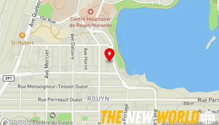 map of BBA Engineering consultant, Chemical engineering service, Civil engineer, Electrical engineer, Environmental consultant, Environmental engineer, Mining consultant, Mining engineer in Rouyn-Noranda