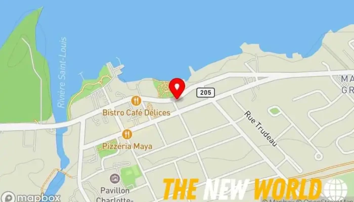 map of Beauharnois nutrition Coffee shop in Beauharnois