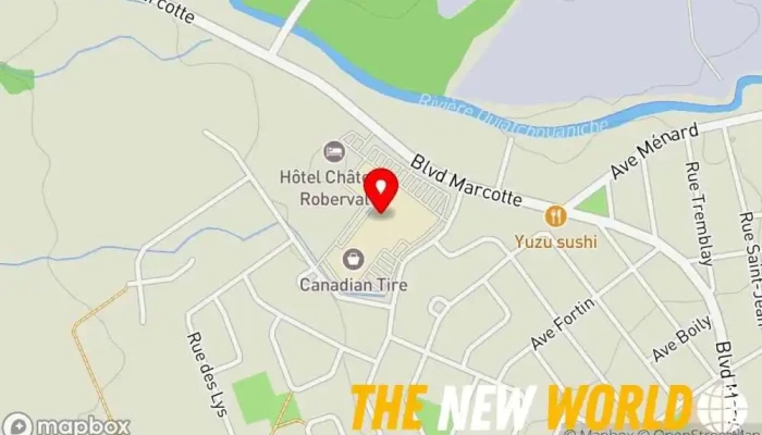 map of Bell Telecommunications service provider, Cell phone store, Internet service provider, Satellite communication service, Telephone company in Roberval