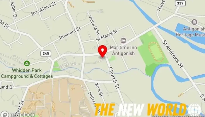 map of Bellwether Family Wealth | Nova Scotia Financial consultant in Antigonish