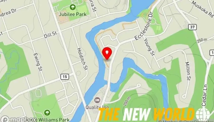 map of Ben Tick Paralegal Services Paralegal services provider in Bracebridge