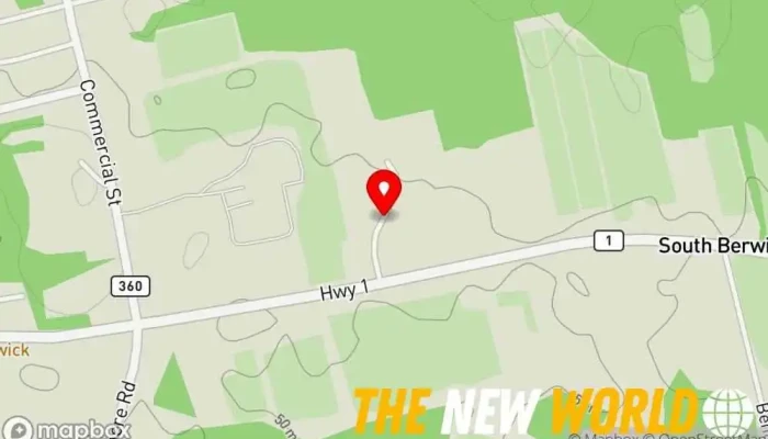 map of Benjamin Grove Retirement community in South Berwick