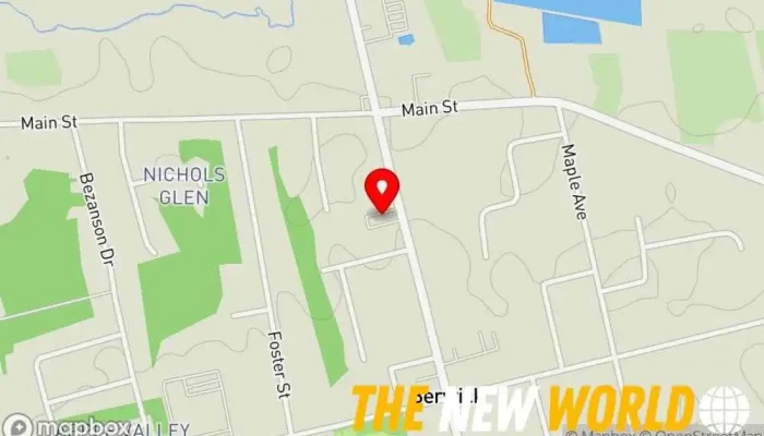 map of Berwick Baptist Church Baptist church in Berwick