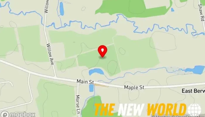 map of Berwick Cemetery Cemetery in Berwick