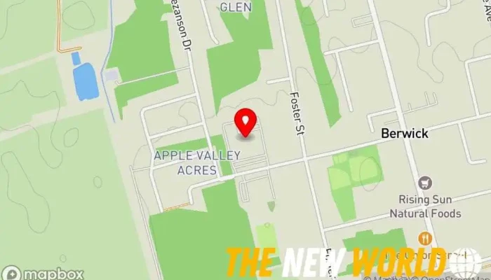 map of Berwick Fitness Centre Fitness center in Berwick