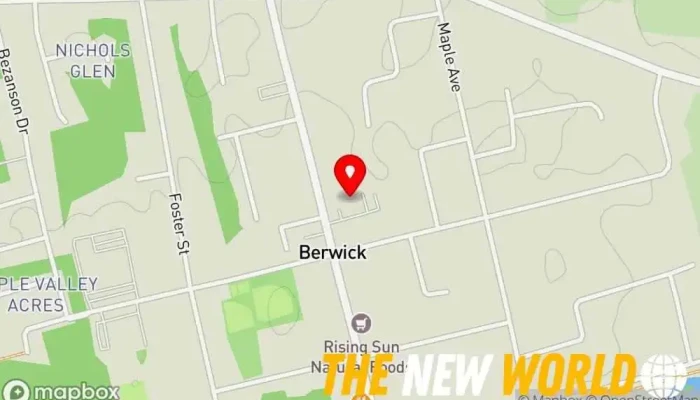 map of Berwick General Office City government office in Berwick
