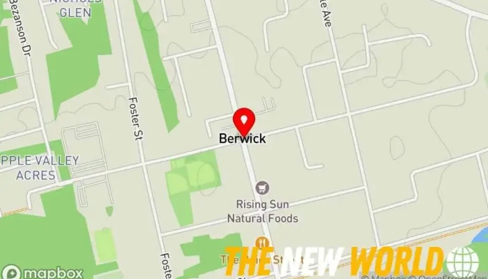 map of Berwick  in Berwick