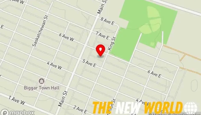 map of Biggar Dental Clinic Dentist in Biggar