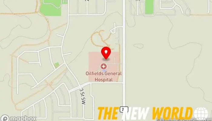 map of Black Diamond Rising Sun Long Nursing home in Turner Valley