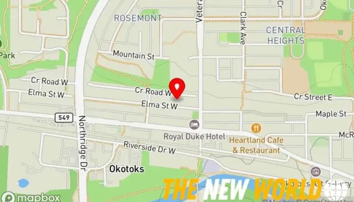 map of Black Gold Inspection & Design Inc. Engineering consultant in Okotoks