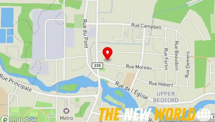 map of Bloc appartement Apartment building in Bedford