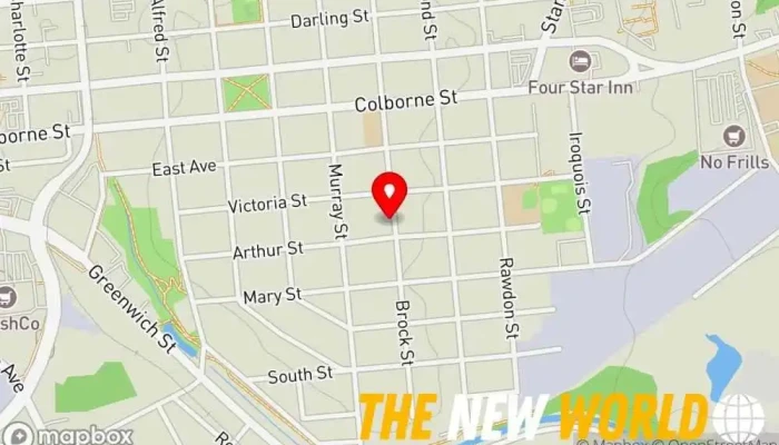 map of Blue Bridge Computer Repair Services Computer support and services in Brantford