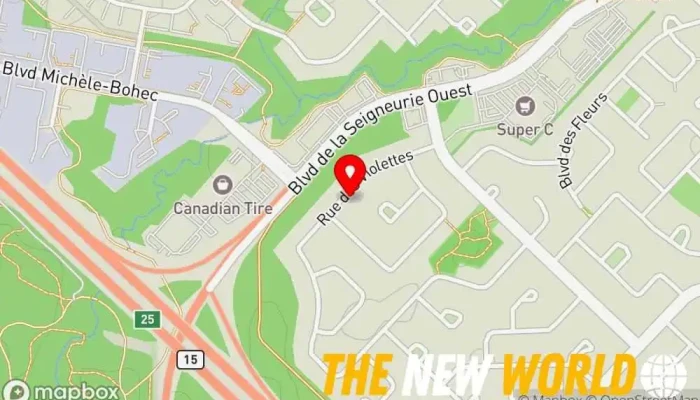 map of Boisvert Nathalie CPA Comptable Accounting firm, Bookkeeping service in Blainville