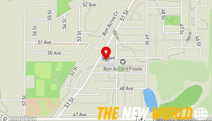 map of Bon Accord Public Library Library in Bon Accord