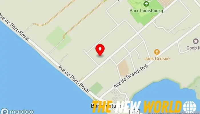 map of Bonaventure .qc Apartment building in Bonaventure