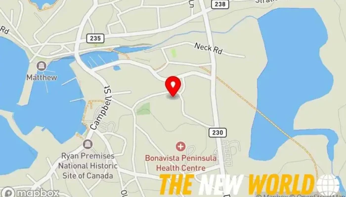 map of Bonavista BnB Bed & breakfast in Bonavista