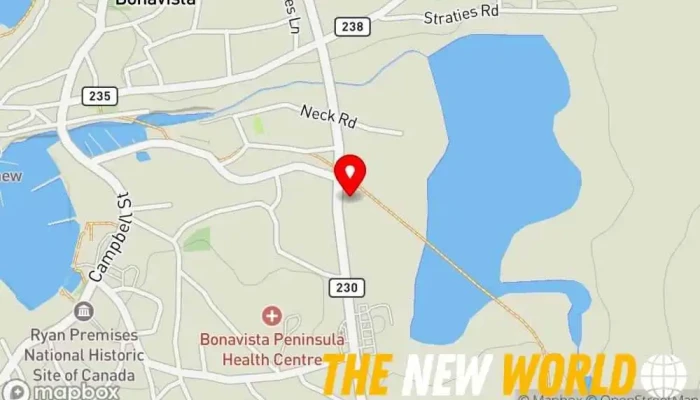 map of Bonavista CSSD, Child & Youth Services Government office in Bonavista
