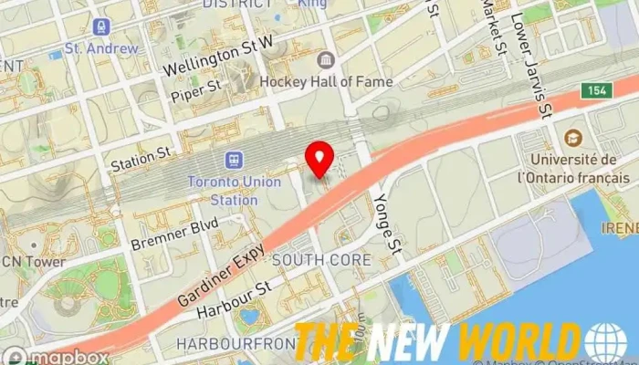 map of Boston Consulting Group Business management consultant in Toronto