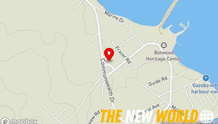 map of Botwood Interfaith Goodwill Social services organization in Botwood