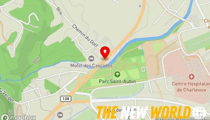 map of Bouchard & Gagnon Notaires Notary public in Baie-Saint-Paul