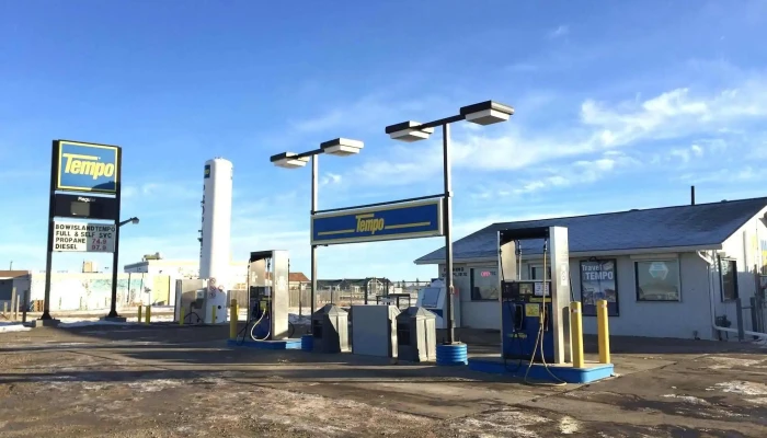 Bow Island Centex Gas Station -  Gasoline Pump - Bow Island