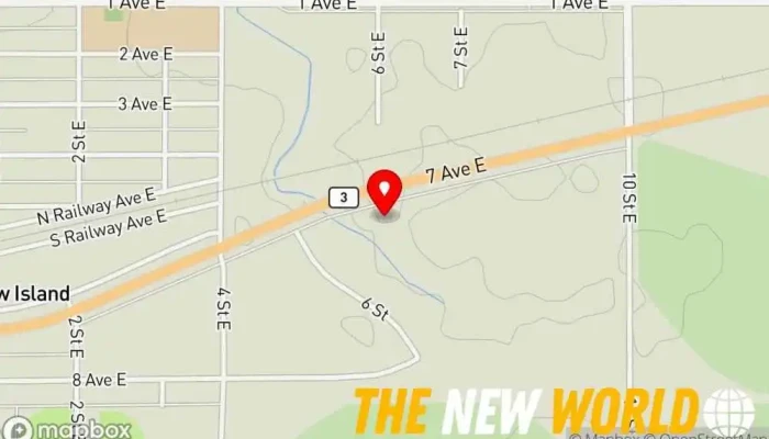 map of Bow Island CENTEX Gas Station Gas station, Convenience store, Diesel fuel supplier in Bow Island