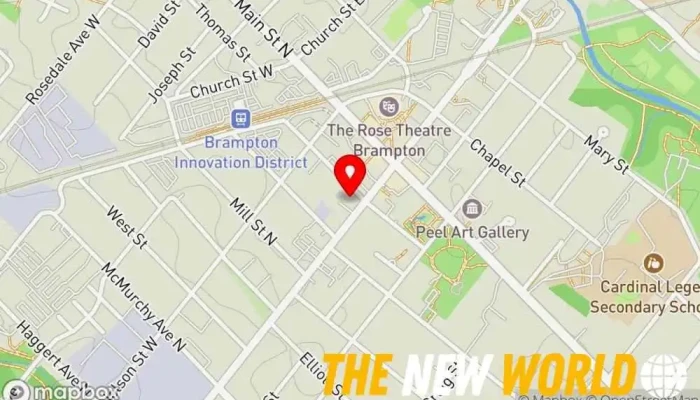 map of Brampton Immigration Immigration attorney in Brampton