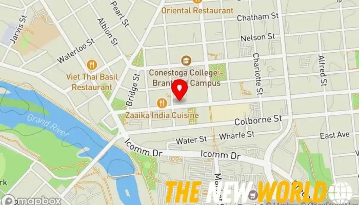 map of Brantford-Brant Business Resource Enterprise Centre Consultant in Brantford