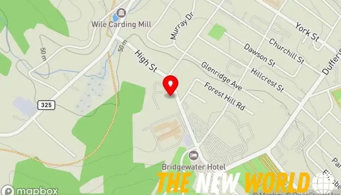 map of Bridgewater Law Office (Nova Scotia Legal Aid) Legal services in Bridgewater