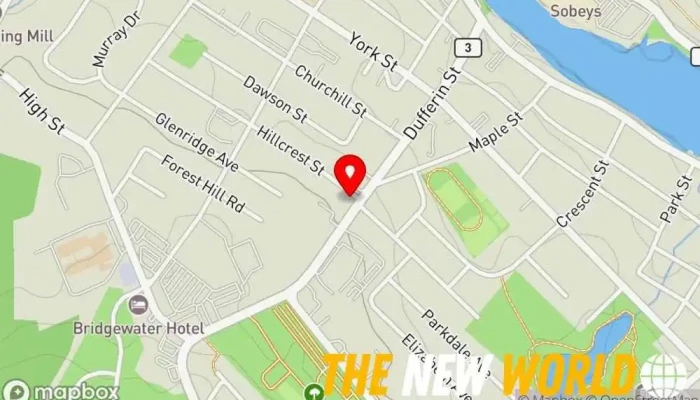 map of Brill Law Personal injury attorney in Bridgewater