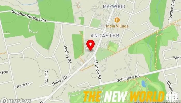 map of Brownlow Partners Accountant in Ancaster