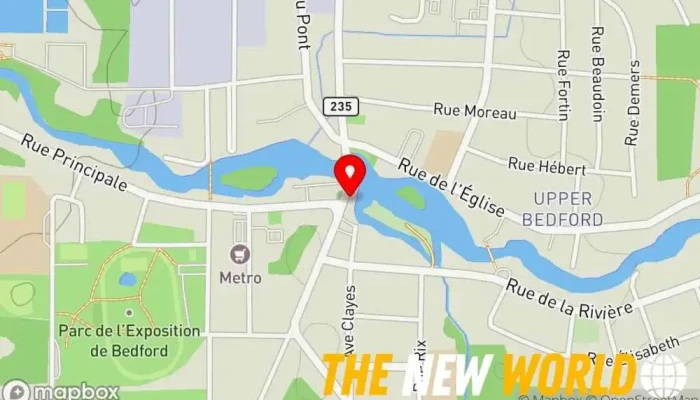 map of Buanderie Bedford Laundromat in Bedford