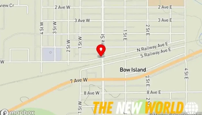 map of Buffaloberry Bioresonance Holistic medicine practitioner in Bow Island