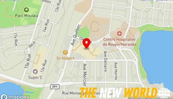 map of Bureau en Gros Office supply store, Computer store, Electronics store, Office furniture store in Rouyn-Noranda