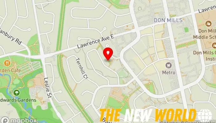 map of Business Solutions Computer support and services in Toronto