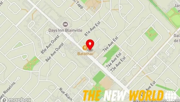map of C C S Y (Yves Brideau) Accountant in Blainville